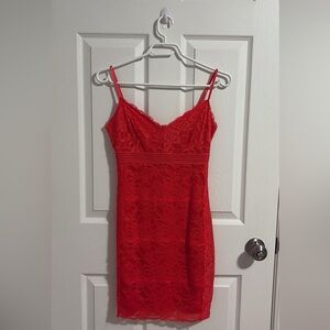 Guess Lace Slip Mini Dress Size S